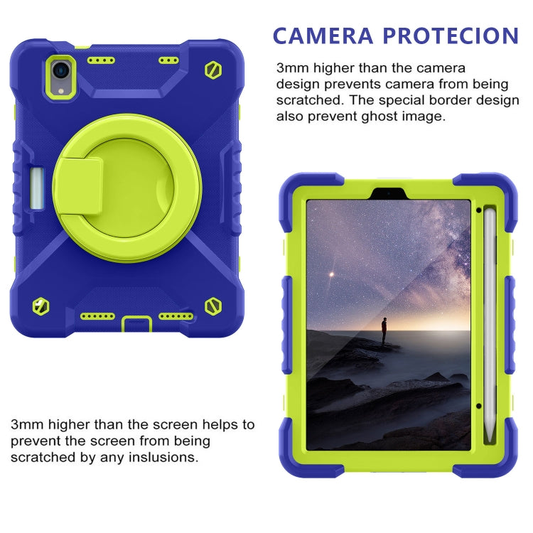 For iPad mini 6 Silicone + PC Tablet Case with Strap & Holder & Pen Slot