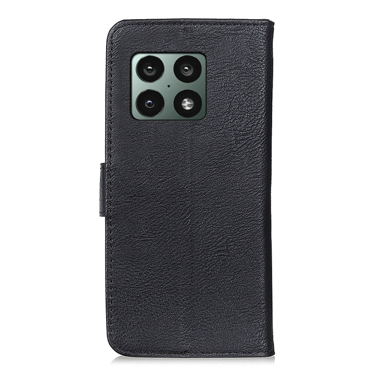 For OnePlus 10 Pro KHAZNEH Cowhide Texture Horizontal Flip Leather Phone Case with Holder & Card Slots & Wallet