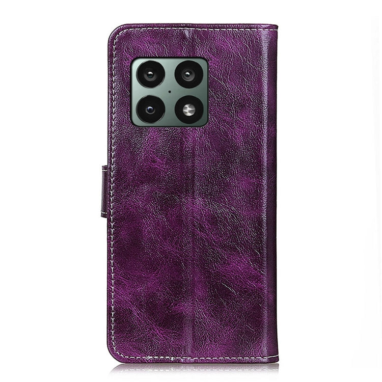 For OnePlus 10 Pro Retro Crazy Horse Texture Horizontal Flip Leather Case with Holder & Card Slots & Photo Frame & Wallet