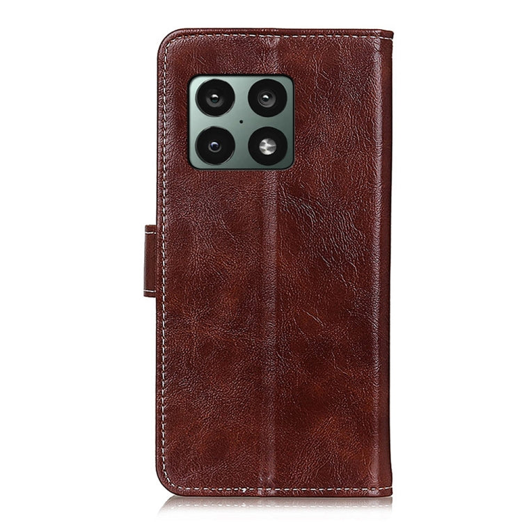 For OnePlus 10 Pro Retro Crazy Horse Texture Horizontal Flip Leather Case with Holder & Card Slots & Photo Frame & Wallet