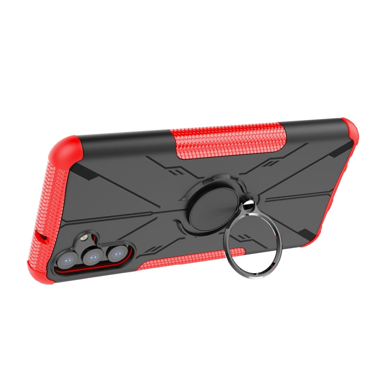 For Samsung Galaxy A13 5G Armor Bear Shockproof PC + TPU Phone Case with Ring Holder
