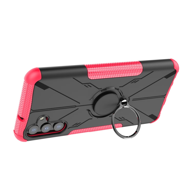 For Samsung Galaxy A13 5G Armor Bear Shockproof PC + TPU Phone Case with Ring Holder