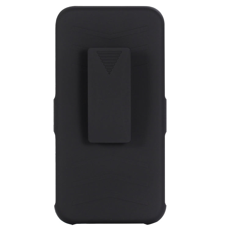 For Huawei Y5 (2018) PC + Silicone Back Clip Sliding Sleeve Protective Case(Black)