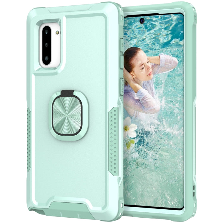 For Samsung Galaxy Note10 3 in 1 PC + TPU Phone Case with Ring Holder