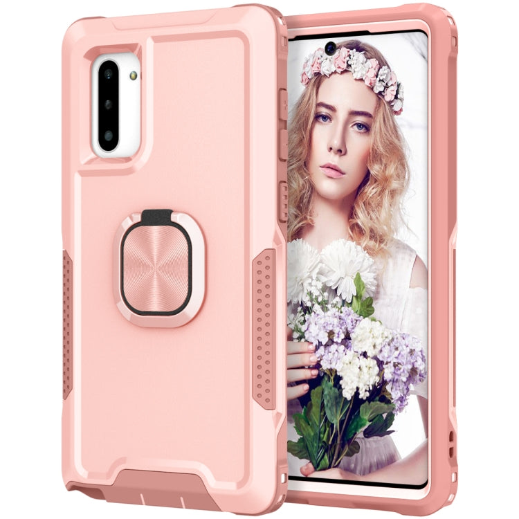 For Samsung Galaxy Note10 3 in 1 PC + TPU Phone Case with Ring Holder