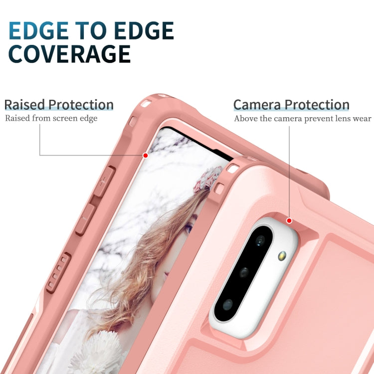 For Samsung Galaxy Note10 3 in 1 PC + TPU Phone Case with Ring Holder