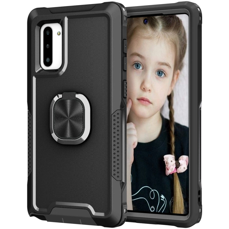 For Samsung Galaxy Note10 3 in 1 PC + TPU Phone Case with Ring Holder