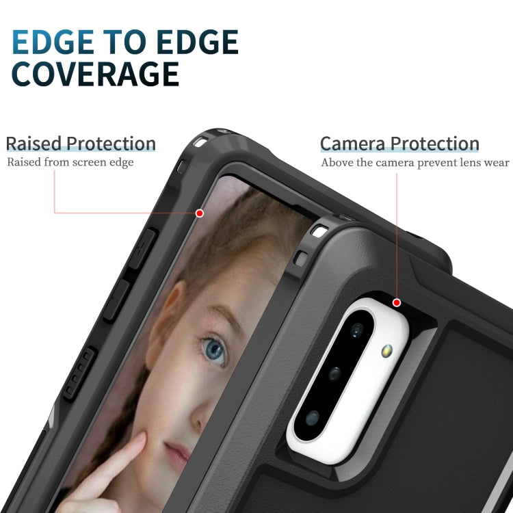 For Samsung Galaxy Note10 3 in 1 PC + TPU Phone Case with Ring Holder