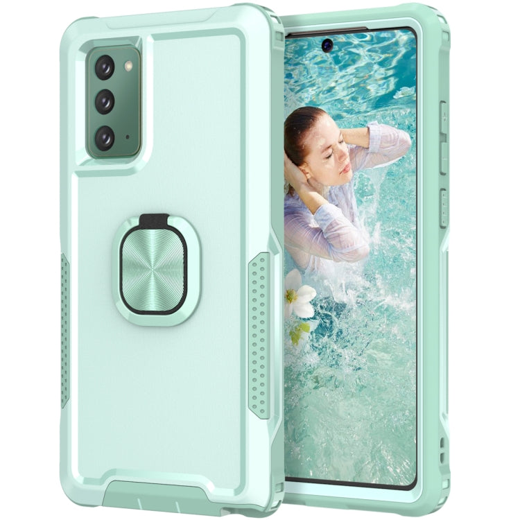 For Samsung Galaxy Note20 3 in 1 PC + TPU Phone Case with Ring Holder