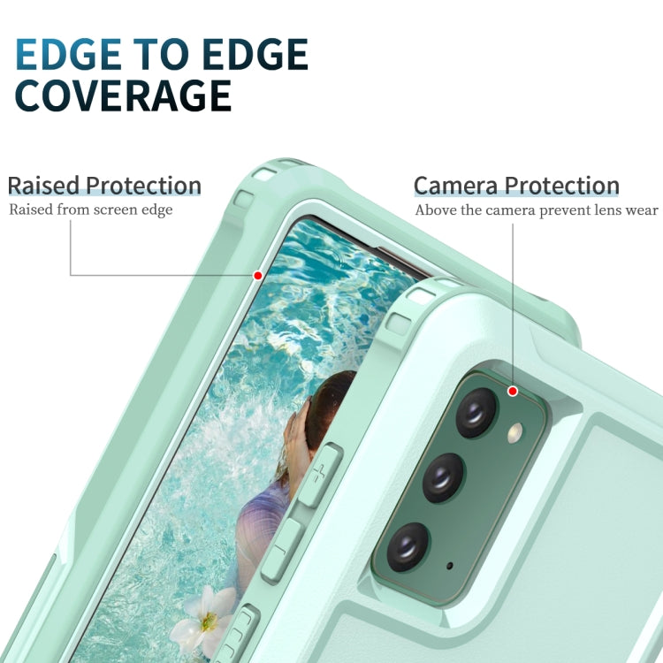 For Samsung Galaxy Note20 3 in 1 PC + TPU Phone Case with Ring Holder