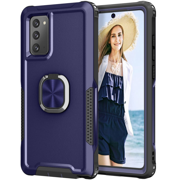 For Samsung Galaxy Note20 3 in 1 PC + TPU Phone Case with Ring Holder