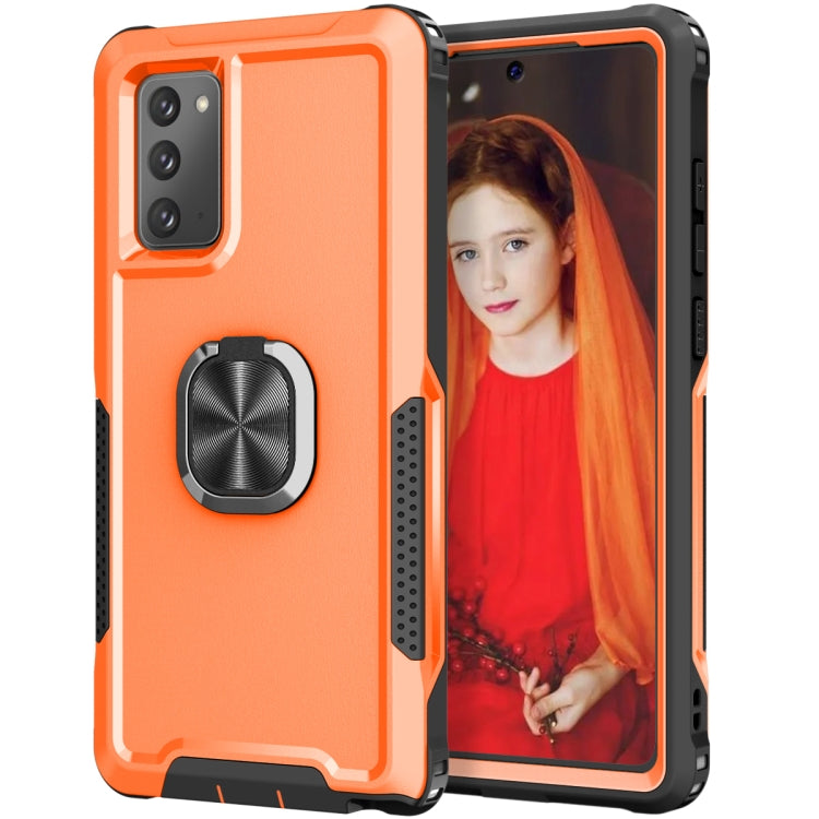 For Samsung Galaxy Note20 3 in 1 PC + TPU Phone Case with Ring Holder
