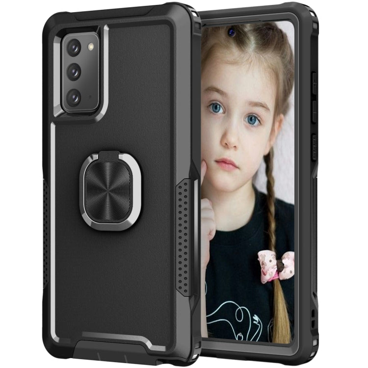 For Samsung Galaxy Note20 3 in 1 PC + TPU Phone Case with Ring Holder