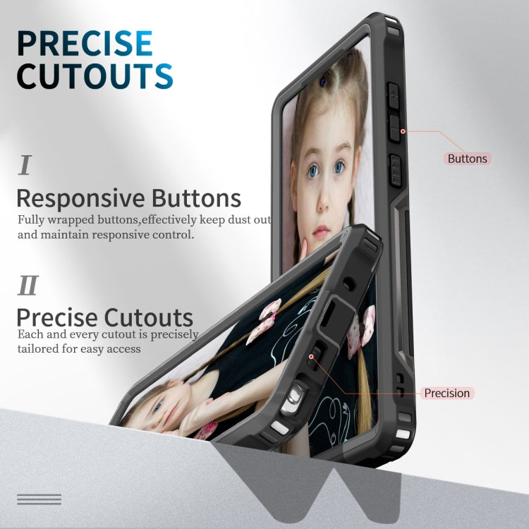 For Samsung Galaxy Note20 3 in 1 PC + TPU Phone Case with Ring Holder