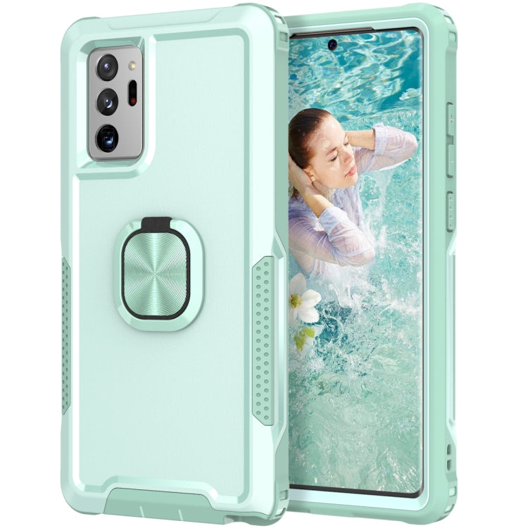 For Samsung Galaxy Note20 Ultra 3 in 1 PC + TPU Phone Case with Ring Holder