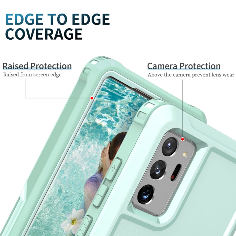 For Samsung Galaxy Note20 Ultra 3 in 1 PC + TPU Phone Case with Ring Holder