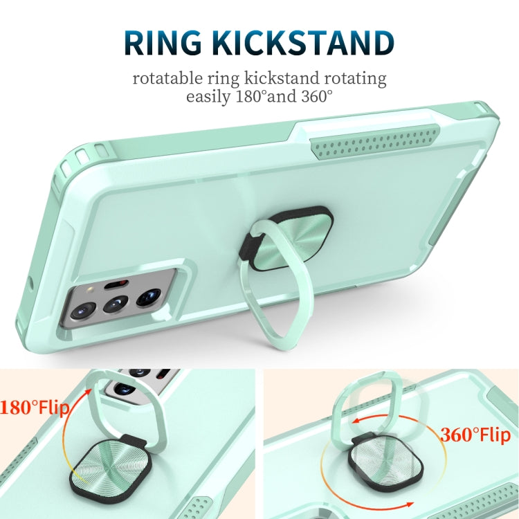 For Samsung Galaxy Note20 Ultra 3 in 1 PC + TPU Phone Case with Ring Holder