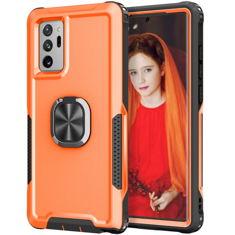 For Samsung Galaxy Note20 Ultra 3 in 1 PC + TPU Phone Case with Ring Holder