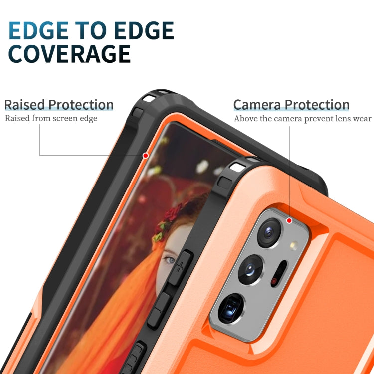 For Samsung Galaxy Note20 Ultra 3 in 1 PC + TPU Phone Case with Ring Holder