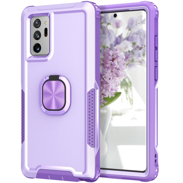 For Samsung Galaxy Note20 Ultra 3 in 1 PC + TPU Phone Case with Ring Holder