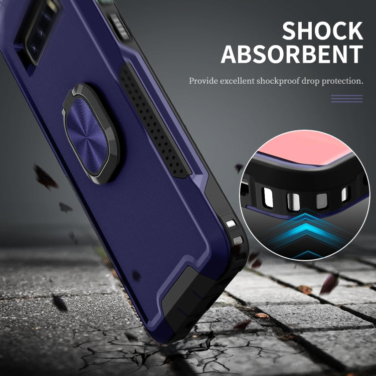 For Samsung Galaxy S10+ 3 in 1 PC + TPU Phone Case with Ring Holder