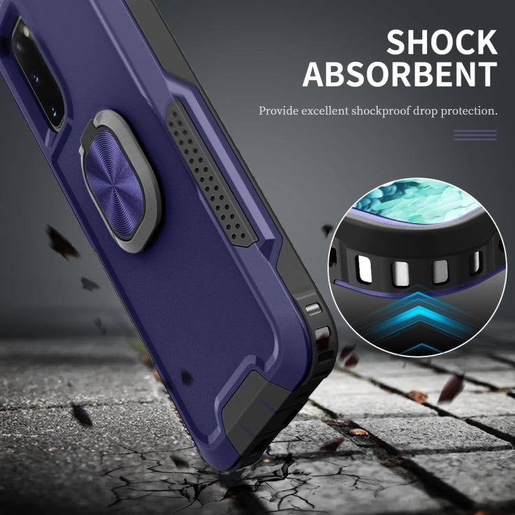 For Samsung Galaxy S20 3 in 1 PC + TPU Phone Case with Ring Holder