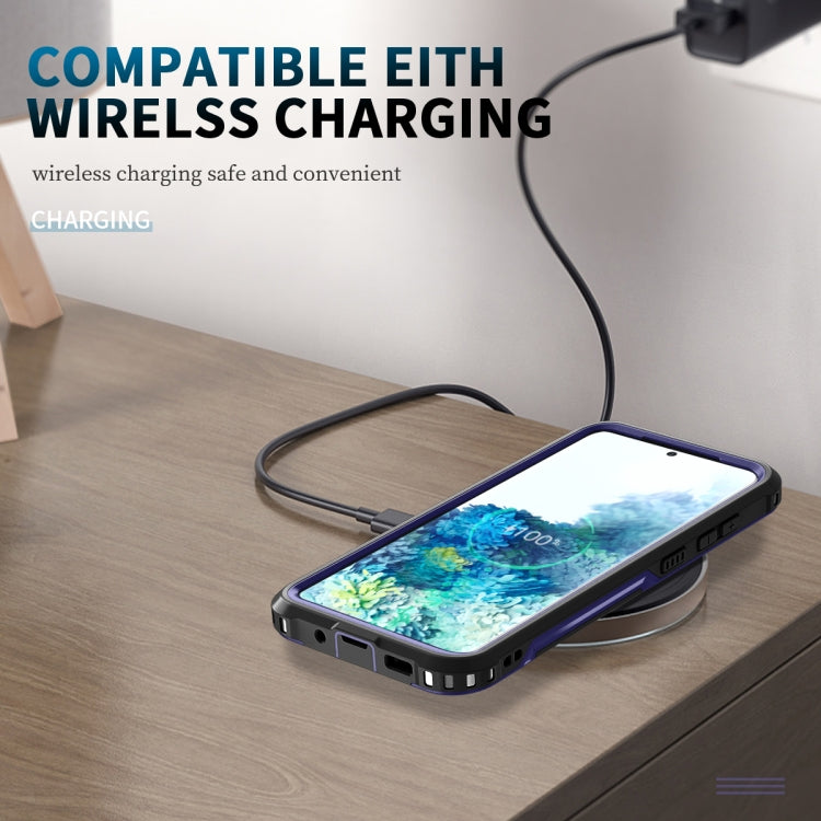 For Samsung Galaxy S20 3 in 1 PC + TPU Phone Case with Ring Holder