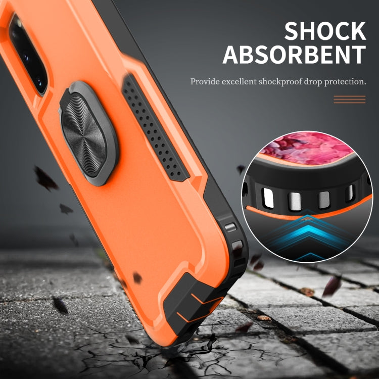 For Samsung Galaxy S20 3 in 1 PC + TPU Phone Case with Ring Holder