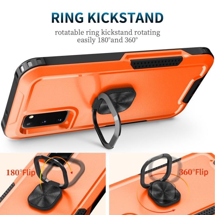 For Samsung Galaxy S20 3 in 1 PC + TPU Phone Case with Ring Holder