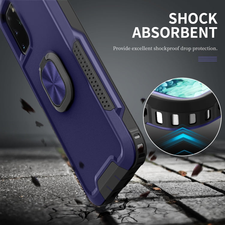 For Samsung Galaxy S20+ 3 in 1 PC + TPU Phone Case with Ring Holder