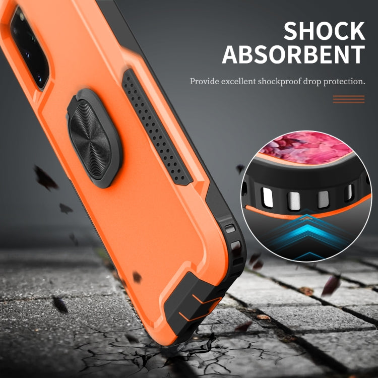For Samsung Galaxy S20+ 3 in 1 PC + TPU Phone Case with Ring Holder