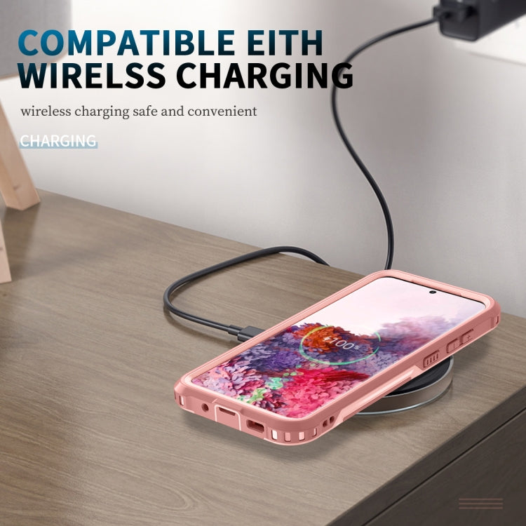 For Samsung Galaxy S20+ 3 in 1 PC + TPU Phone Case with Ring Holder