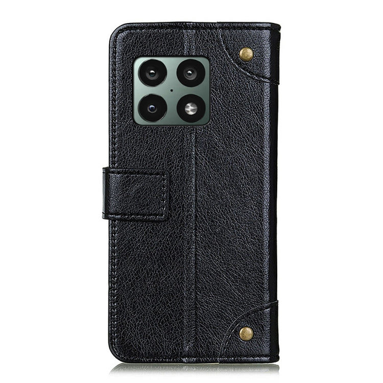 For OnePlus 10 Pro Copper Buckle Nappa Texture Horizontal Flip Leather Phone Case with Holder & Card Slots & Wallet