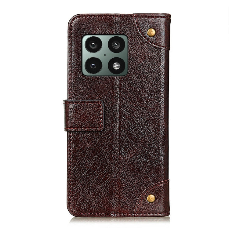 For OnePlus 10 Pro Copper Buckle Nappa Texture Horizontal Flip Leather Phone Case with Holder & Card Slots & Wallet