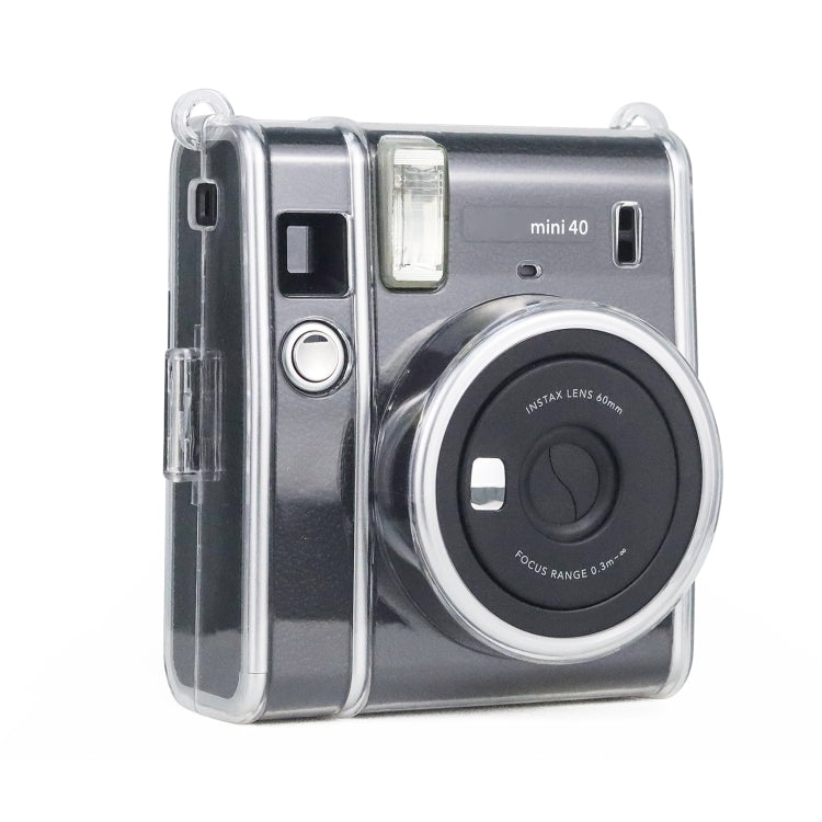 Protective Crystal Case with Strap For FUJIFILM Instax mini 40(Transparent)