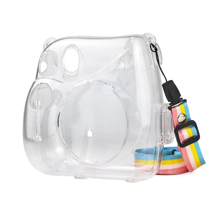 Protective Crystal Case with Strap For FUJIFILM Instax mini 7+(Transparent)