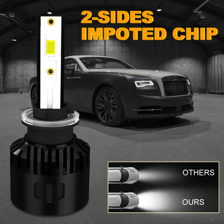 1 Pair P2 880 DC9-12V / 24W / 2200LM IP68 Car Waterproof Headlight 6LEDs SMD-3570 Lamp Beads