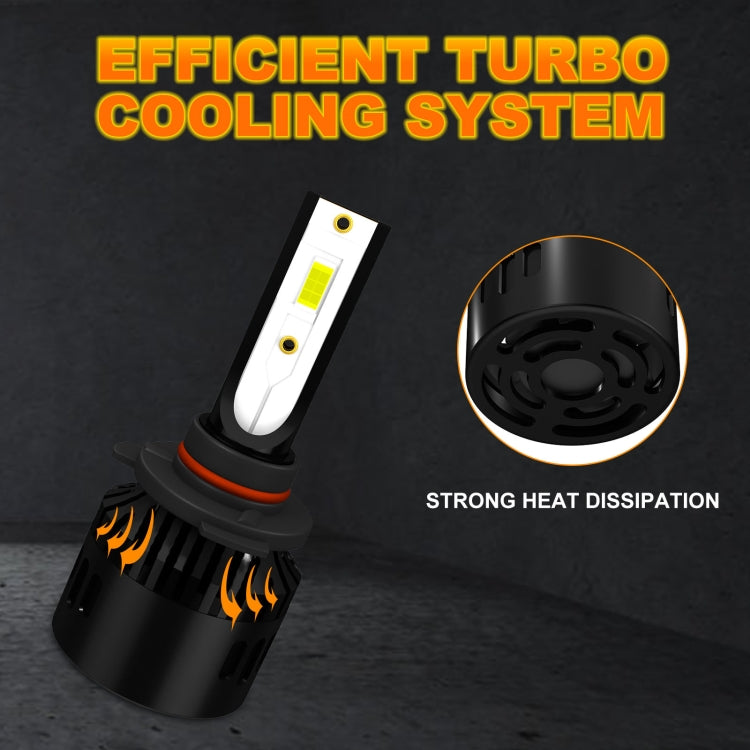 1 Pair P2 9005 DC9-12V / 24W / 2200LM IP68 Car Waterproof Headlight 6LEDs SMD-3570 Lamp Beads