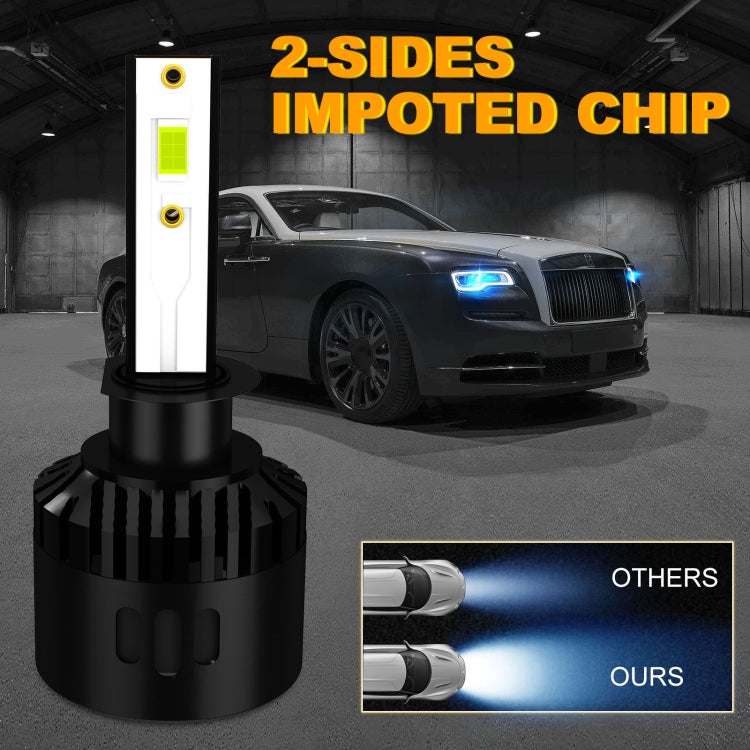 1 Pair P2 H1 DC9-12V / 24W / 2200LM IP68 Car Waterproof Headlight 6LEDs SMD-3570 Lamp Beads