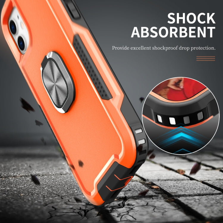3 in 1 PC + TPU Phone Case with Ring Holder For iPhone 11
