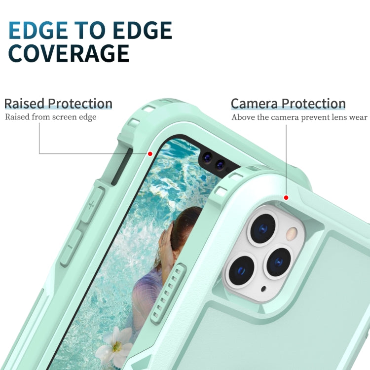 3 in 1 PC + TPU Phone Case with Ring Holder For iPhone 11 Pro Max