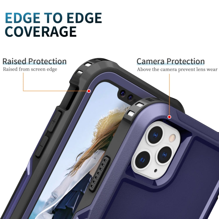 3 in 1 PC + TPU Phone Case with Ring Holder For iPhone 11 Pro Max