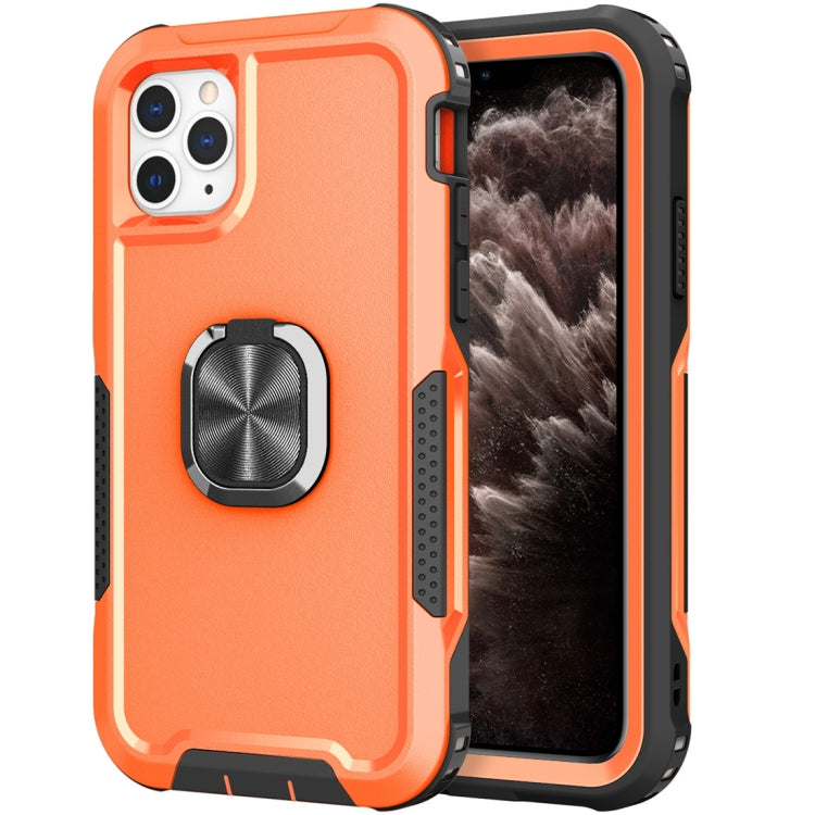 3 in 1 PC + TPU Phone Case with Ring Holder For iPhone 11 Pro Max
