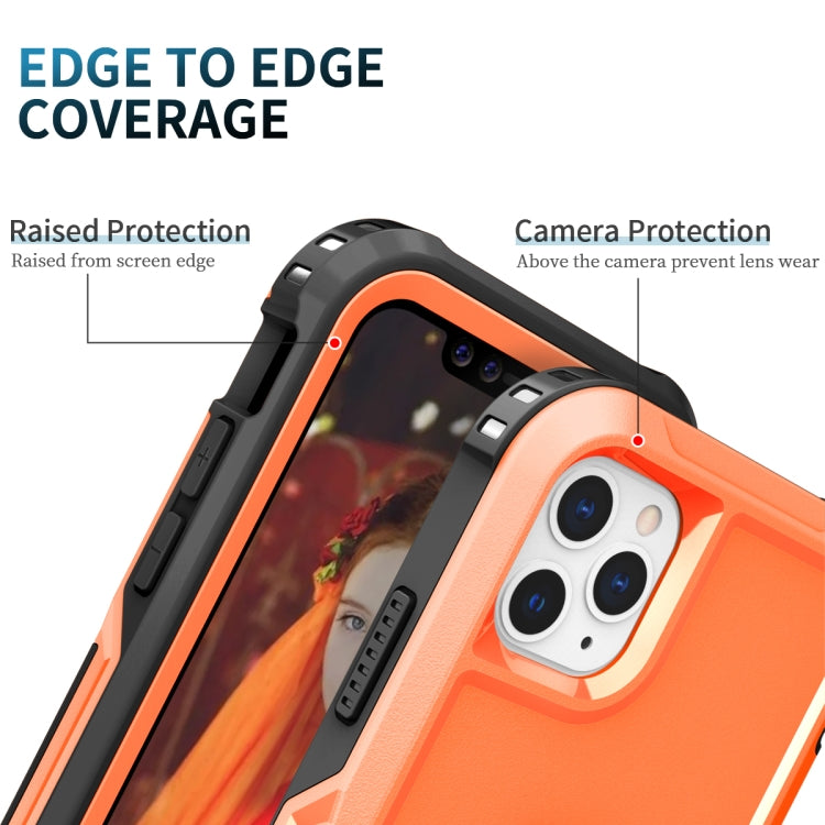 3 in 1 PC + TPU Phone Case with Ring Holder For iPhone 11 Pro Max