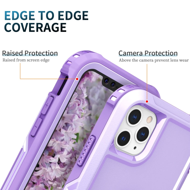 3 in 1 PC + TPU Phone Case with Ring Holder For iPhone 11 Pro Max