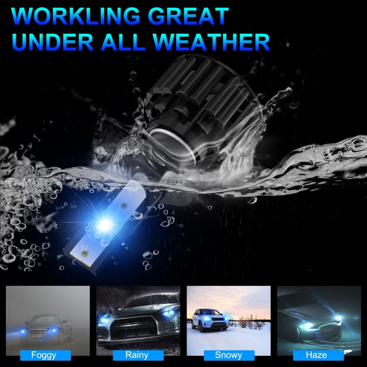 1 Pair Z3 H7 DC9-12V / 24W / 2200LM IP68 Car Waterproof Headlight 6LEDs SMD-3570 Lamp Beads