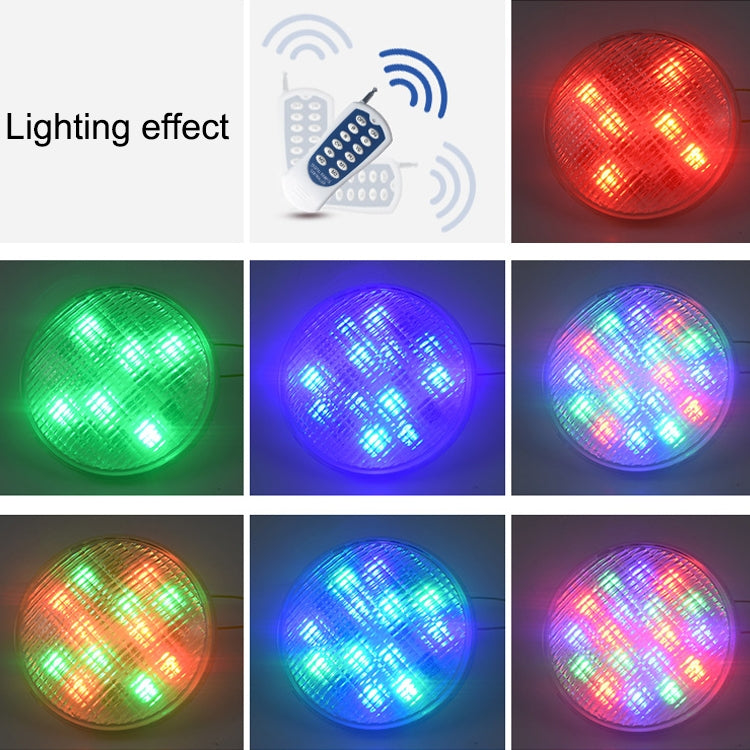 6W LED Recessed Swimming Pool Light Underwater Light Source(Colorful Light + Remote Control)