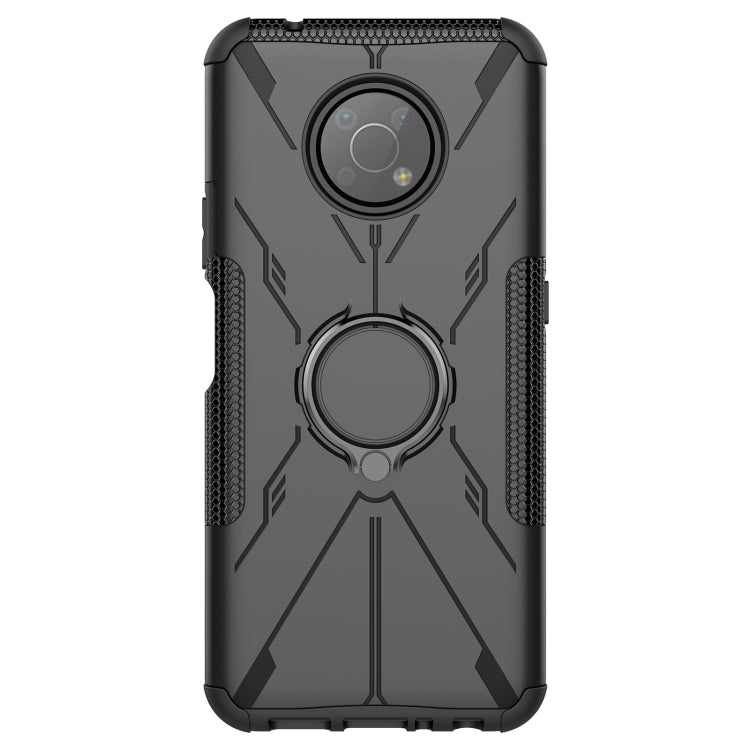 For Nokia G300 Armor Bear Shockproof PC + TPU Phone Case with Ring Holder