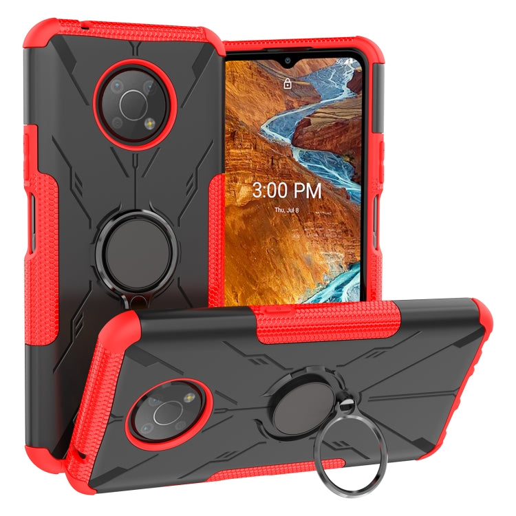 For Nokia G300 Armor Bear Shockproof PC + TPU Phone Case with Ring Holder