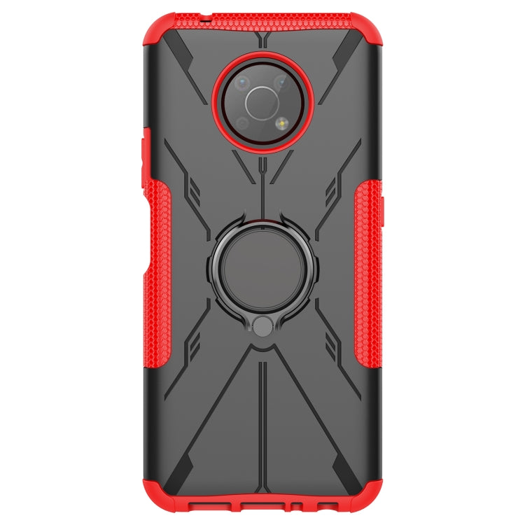 For Nokia G300 Armor Bear Shockproof PC + TPU Phone Case with Ring Holder